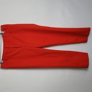 Calvin Klein Red Ankle Pants